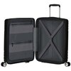 Walizka AMERICAN TOURISTER Hello Cabine Spinner 55 Czarny Materiał Polipropylen