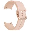 Pasek TECH-PROTECT Silicone do Samsung Galaxy Watch 4/5/5 Pro/6/7/FE Kremowy Materiał TPU