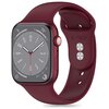 Pasek TECH-PROTECT Silicone do Apple Watch 6/7/8/9/10/SE/Ultra 1/2 (44/45/46/49mm) Bordowy