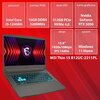 Laptop MSI Thin 15 B12UC-2211PL 15.6" IPS 144Hz i5-12450H 16GB RAM 512GB SSD GeForce RTX3050 Windows 11 Home Waga [kg] 1.86
