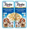 Karma dla psa INABA Twin Chicken Vegetables & Cheese 2 x 40 g