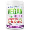 Odżywka białkowa ALLNUTRITION Vegan Protein Truskawkowy (500 g) Bez cukru i laktozy Smak Truskawkowy