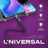 Kabel USB/USB-C - USB-C/Micro-USB/Lightning STATIK 360 Pro 3w1 Magnetyczny 2 m Czarny Typ USB-A - Micro USB
