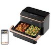 Air Fryer Frytkownica beztłuszczowa COSORI CAF-TF101S-AEUR Dual Blaze TwinFry Czarny 10L Wi-Fi dzielony kosz Moc [W] 2800