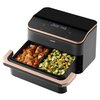 Air Fryer Frytkownica beztłuszczowa COSORI CAF-TF101S-AEUR Dual Blaze TwinFry Czarny 10L Wi-Fi dzielony kosz Funkcje dodatkowe Podgrzewanie