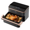 Air Fryer Frytkownica beztłuszczowa COSORI CAF-TF101S-AEUR Dual Blaze TwinFry Czarny 10L Wi-Fi dzielony kosz Funkcje dodatkowe Płynna regulacja temperatury