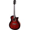 Gitara akustyczna ARROW Tiger Series Czerwony Drewno gryfu Okoume
