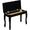 Ławka fortepianowa MUSICMATE MM-K15 Virtuoso Czarny Szerokość [cm] 70