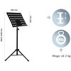 Pulpit na nuty MUSICMATE MM-A25 Soundstall Kolor Czarny