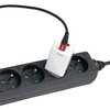 Listwa HAMA Standard 6GN (1.5 m) Czarny Liczba gniazd [szt] 6
