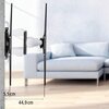 Uchwyt HAMA do TV 46-90 cali Fullmotion XL 220838 Typ uchwytu Uchylny