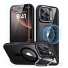 Etui ESR Classic Hybrid Kickstand HaloLock MagSafe + Tempered Glass do Apple iPhone 16 Pro Max Przezroczysto-czarny