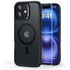 Etui ESR Classic Hybrid HaloLock MagSafe + Tempered Glass do Apple iPhone 16 Czarny mat