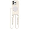 Etui TECH-PROTECT MagNecklace MagSafe do Apple iPhone 16 Pro Kremowy