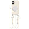 Etui TECH-PROTECT MagNecklace MagSafe do Apple iPhone 16 Kremowy