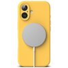 Etui RINGKE Silicone Magnetic MagSafe do Apple iPhone 16 Żółty Seria telefonu iPhone