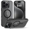 Etui TECH-PROTECT MagStand MagSafe do Apple iPhone 16 Pro Czarny Mat