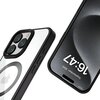 Etui TECH-PROTECT MagFlex MagSafe do Apple iPhone 16 Pro Przezroczysto-czarny (satynowy) Seria telefonu iPhone