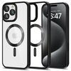 Etui TECH-PROTECT MagFlex MagSafe do Apple iPhone 16 Pro Max Przezroczysto-czarny (satynowy)