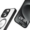 Etui TECH-PROTECT MagFlex MagSafe do Apple iPhone 16 Pro Max Przezroczysto-czarny (satynowy) Seria telefonu iPhone
