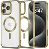 Etui TECH-PROTECT MagFlex MagSafe do Apple iPhone 16 Pro Przezroczysto-złoty (satynowy)