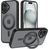 Etui TECH-PROTECT MagRing MagSafe do Apple iPhone 16 Czarny Mat