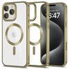 Etui TECH-PROTECT MagFlex MagSafe do Apple iPhone 16 Pro Max Przezroczysto-złoty (satynowy)