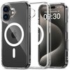 Etui TECH-PROTECT Flexair Hybrid MagSafe do Apple iPhone 16 Przezroczysty