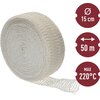 Siatka wędliniarska BROWIN 310109 15 cm x 50 m Materiał Guma