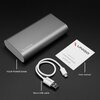 Powerbank UNIQO UQBB20000FASTS 20000mAh Srebrny Liczba portów wyjściowych [szt] 3