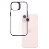 Etui 3MK Satin Armor Case+ do Apple iPhone 15 Przezroczysto-fioletowy
