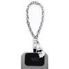 Pasek KARL LAGERFELD Universal Hand Strap Choupette Srebrny Kolor Srebrny