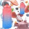 Butelka plastikowa EXTRALINK BUT-994 Niebiesko-czerwony Materiał Tworzywo sztuczne