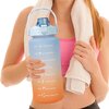Butelka plastikowa EXTRALINK BUT-992 Pomarańczowo-niebieski Antypoślizgowa powłoka Tak
