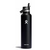 Butelka termiczna HYDRO FLASK Standard Mouth Flex Straw Cap 621 ml Czarny