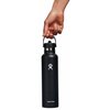 Butelka termiczna HYDRO FLASK Standard Mouth Flex Straw Cap 621 ml Czarny Możliwość mycia w zmywarce Tak