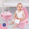 Nocnik SUN BABY B13.003.0.1 Hippo Różowy Cechy Antypoślizgowe nóżki