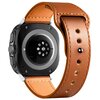 Pasek TECH-PROTECT LeatherFit do Samsung Galaxy Watch Ultra (47mm) Brązowy Materiał Skóra