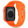 Pasek TECH-PROTECT Silicone do Apple Watch 6/7/8/9/10/SE (40/41/42mm) Pomarańczowy Materiał TPU