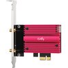 Karta sieciowa CUDY WE9300S PCI Express, Wewnętrzna, 2.4 / 5 / 6 GHz Typ karty Wewnętrzna