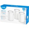 Router CUDY M3000 2.4 / 5 GHz (DualBand), Wi-Fi Mesh (3 szt.) Obsługiwane standardy Wi-Fi 6 (802.11 a/b/g/n/ac/ax)