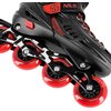 Łyżworolki NILS EXTREME Cypher NA18811A (rozmiar 39-43) Czarno-czerwony Średnica kółek [mm] 72