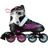 Łyżworolki NILS EXTREME Brave NH18190A 4w1 (rozmiar 34-38) Czarno-różowy