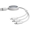 Kabel USB - Micro USB - Lightning -USB-C BASEUS Free2Draw 3w1 1.1m Biały Rodzaj Kabel