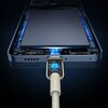 Kabel USB-C - USB-C BASEUS Tungsten Gold 100W 1 m Złoty Długość [m] 1