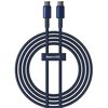 Kabel USB-C - USB-C BASEUS Tungsten Gold 100W 2 m Niebieski