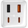 Ładowarka sieciowa BASEUS GaN6 Pro 100W Biały Kabel w zestawie USB-C