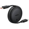 Kabel USB-C - USB-C  BASEUS Free2Pull Mini 60W 1 m Czarny Gwarancja 24 miesiące