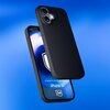 Etui 3MK Hardy Silicone MagCase do Apple iPhone 16 Grafitowy Materiał Silikon