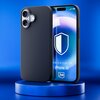 Etui 3MK Hardy Silicone MagCase do Apple iPhone 16 Grafitowy Materiał Poliwęglan